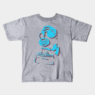 Colour Graphic Gasmask Kids T-Shirt